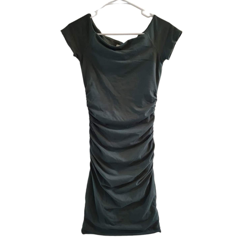 Boden Off the Shoulder Side Ruched Dress Size 4